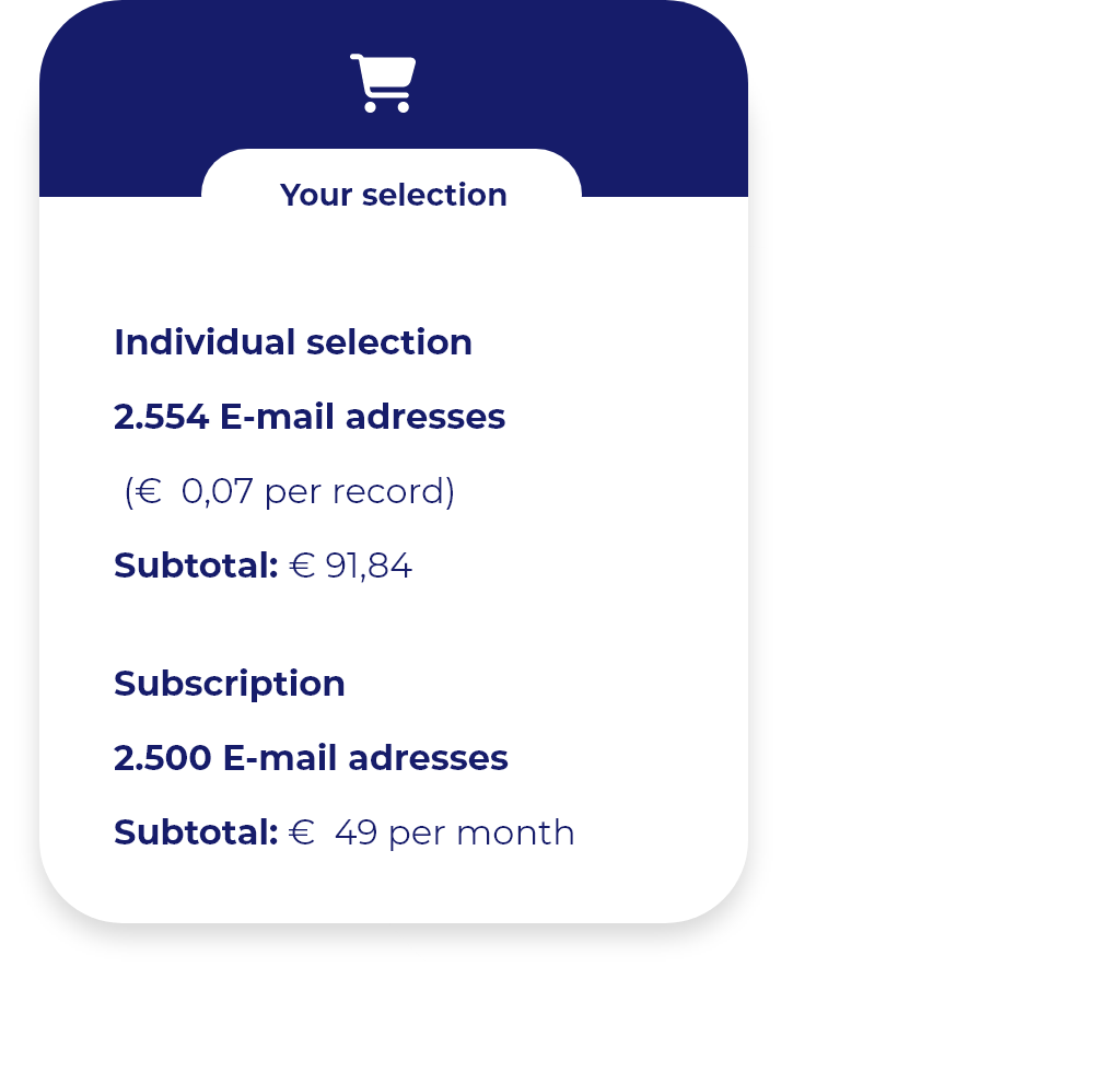 buying corporate emails